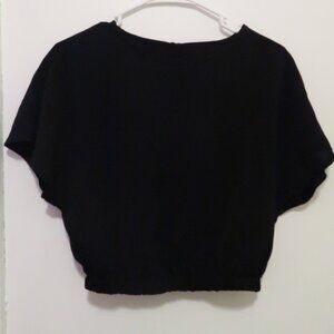 black crop top